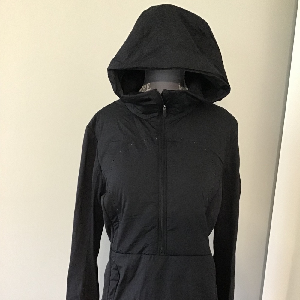 Black Hooded Women's Jacket